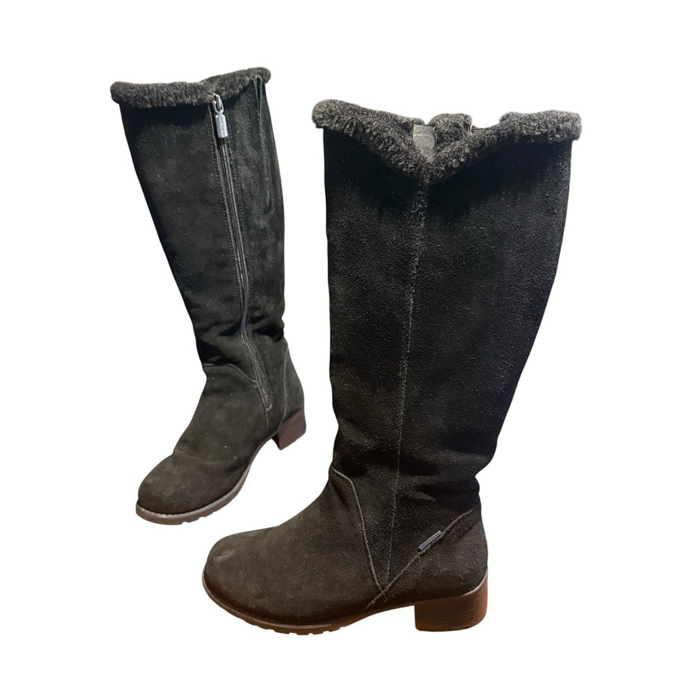 Waterproof Faux Fur Interior Zipper Snow Boots Comfy Moda Manhattan Size 7
